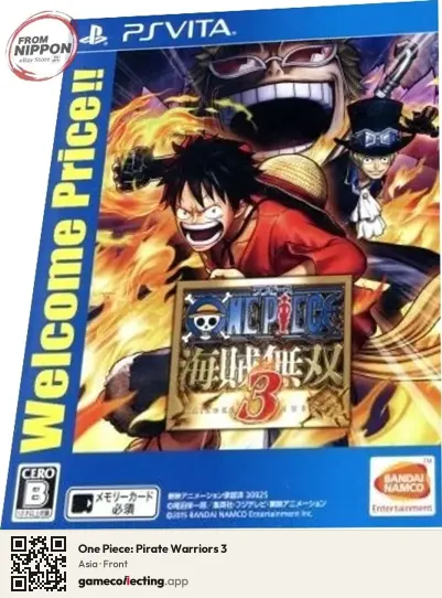 One Piece: Pirate Warriors 3 PlayStation Vita, Asia box front