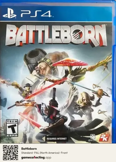 Battleborn PlayStation 4, North America box front