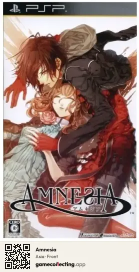Amnesia PlayStation Portable, Asia box front