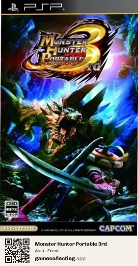 Monster Hunter Portable 3rd PlayStation Portable, Asia box front