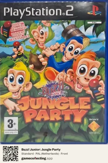 Buzz! Junior: Jungle Party PlayStation 2, Netherlands box front