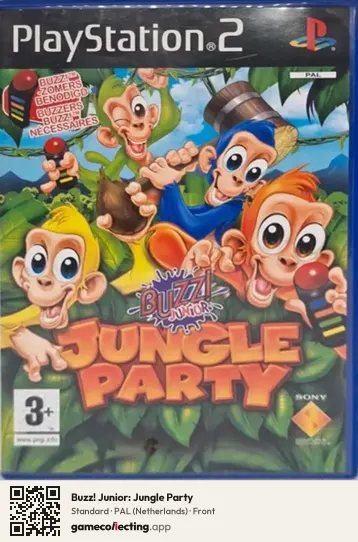 Buzz! Junior: Jungle Party PlayStation 2, Netherlands box front