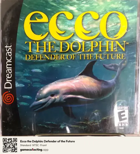 Ecco the Dolphin: Defender of the Future Sega Dreamcast, NTSC box front