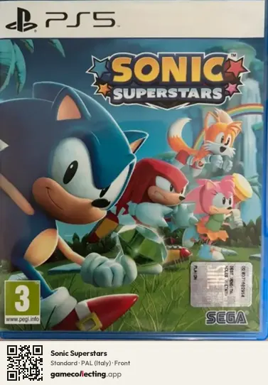 Sonic Superstars PlayStation 5, Italy box front