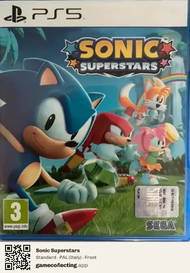 Sonic Superstars PlayStation 5, Italy box front