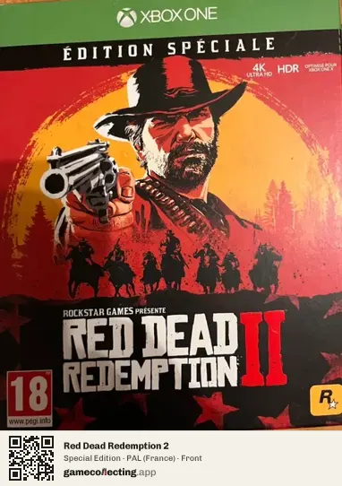 Red Dead Redemption 2 Xbox One, France box front