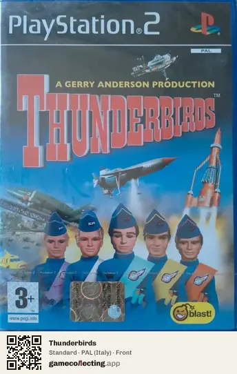 Thunderbirds PlayStation 2, Italy box front