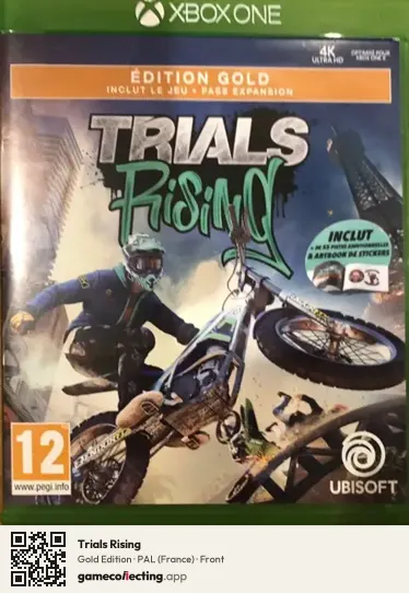 Trials Rising Xbox One, France box front