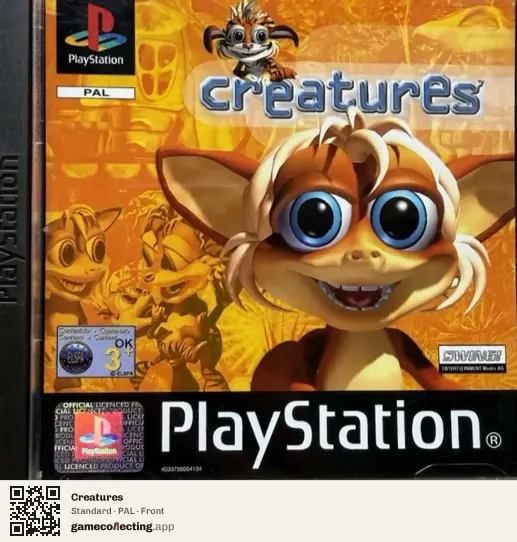 Creatures PlayStation, PAL box front