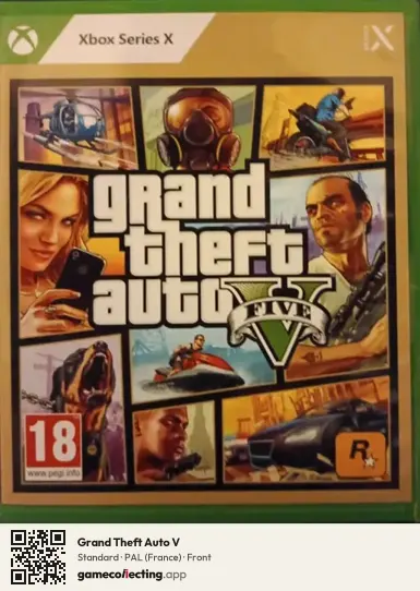 Grand Theft Auto V Xbox Series X, France box front