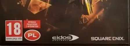 Deus Ex: Human Revolution, the PEGI square on its front