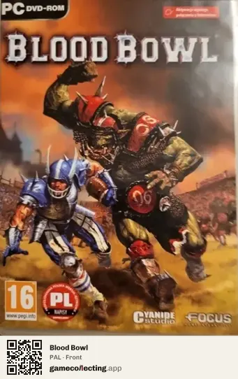 Blood Bowl Computer, PAL box front