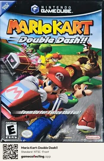 Mario Kart: Double Dash!! Nintendo GameCube, NTSC box front