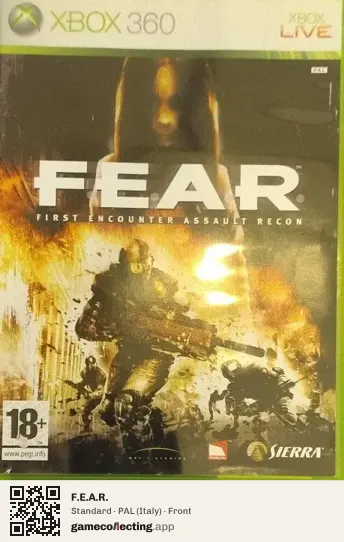 F.E.A.R. Xbox 360, Italy box front