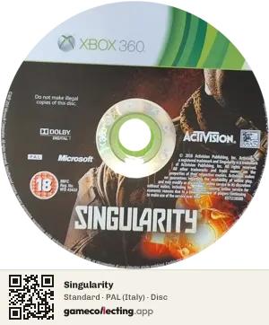 Singularity Xbox 360, PAL disc