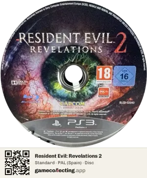 Resident Evil: Revelations 2 PlayStation 3, PAL disc
