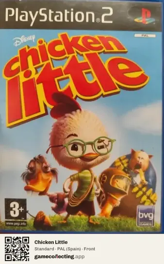 Chicken Little PlayStation 2, Spain box front