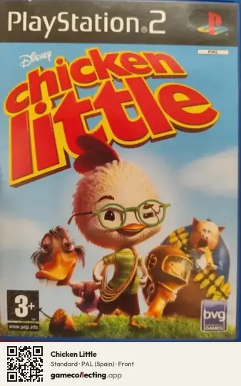 Chicken Little PlayStation 2, Spain box front