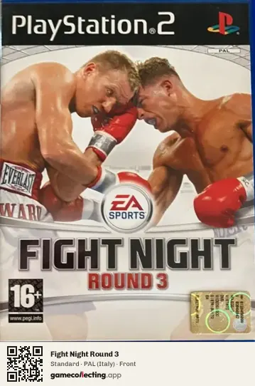 Fight Night Round 3 PlayStation 2, Italy box front