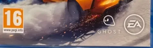 Need for Speed Heat, the PEGI square on its front