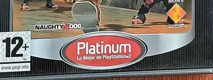 Jak II, the PEGI square on its front