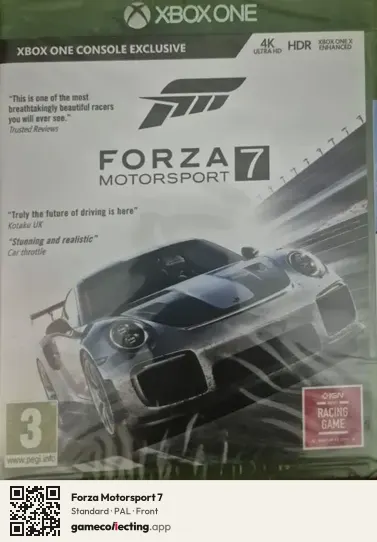 Forza Motorsport 7 Xbox One, PAL box front