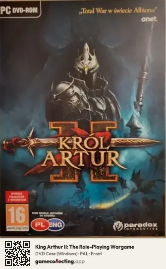 King Arthur II: The Role-Playing Wargame Computer, PAL box front