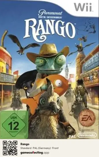 Rango Nintendo Wii, Germany box front