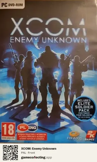 XCOM: Enemy Unknown Computer, PAL box front