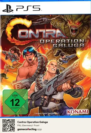 Contra: Operation Galuga PlayStation 5, Germany box front