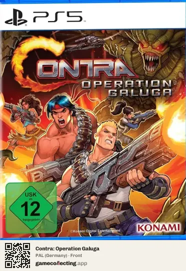 Contra: Operation Galuga PlayStation 5, Germany box front