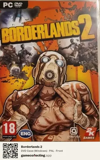 Borderlands 2 Computer, PAL box front