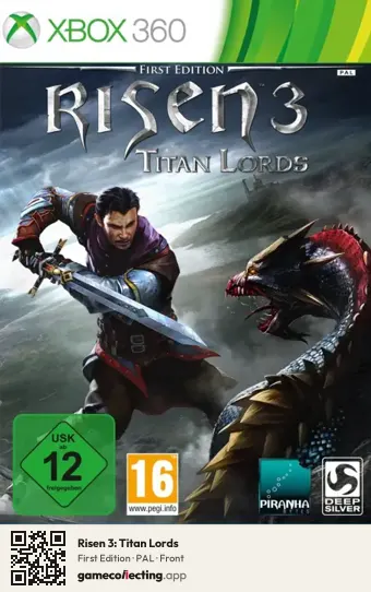 Risen 3: Titan Lords Xbox 360, PAL box front