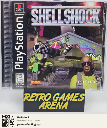 Shellshock PlayStation, NTSC box front