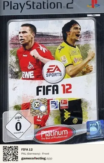 FIFA 12 PlayStation 2, Germany box front