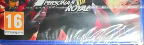 Persona 5 Royal, the PEGI square on its front
