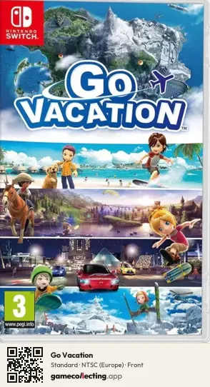 Go Vacation Nintendo Switch, Europe box front