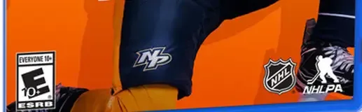 NHL 19, the ESRB box on its front