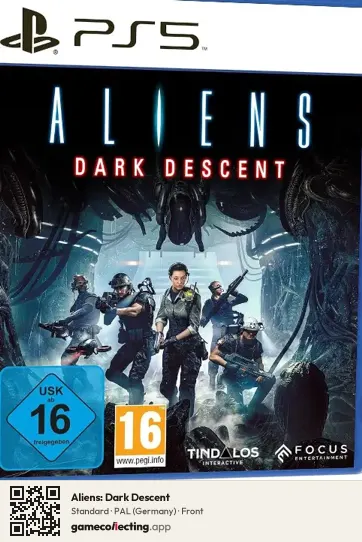 Aliens: Dark Descent PlayStation 5, Germany box front