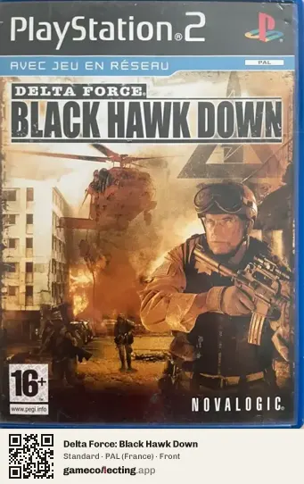 Delta Force: Black Hawk Down PlayStation 2, France box front