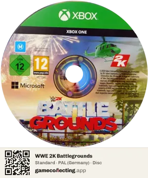 WWE 2K Battlegrounds Xbox One, PAL disc