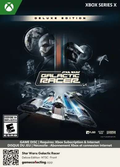 Star Wars: Galactic Racer Xbox Series X, NTSC box front