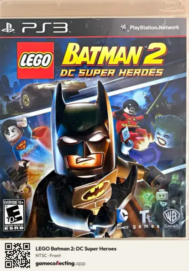LEGO Batman 2: DC Super Heroes PlayStation 3, NTSC box front