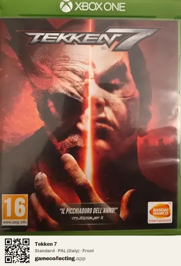 Tekken 7 Xbox One, Italy box front