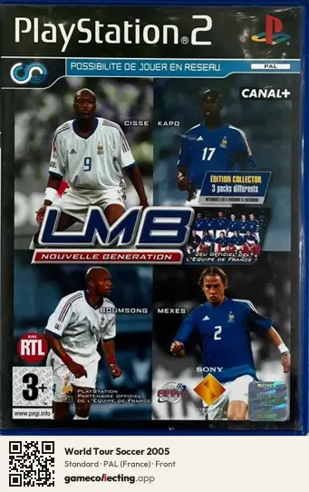World Tour Soccer 2005 PlayStation 2, France box front