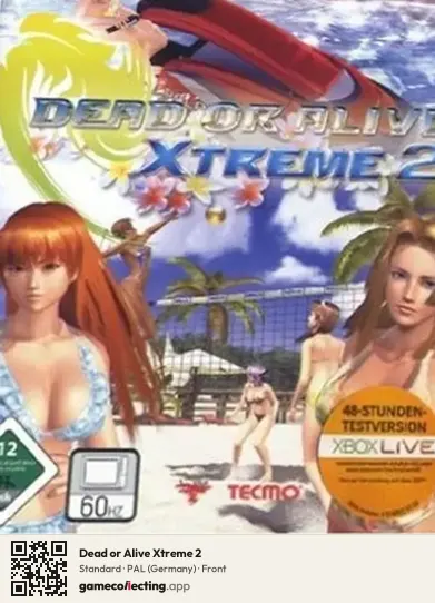 Dead or Alive Xtreme 2 Xbox 360, Germany box front
