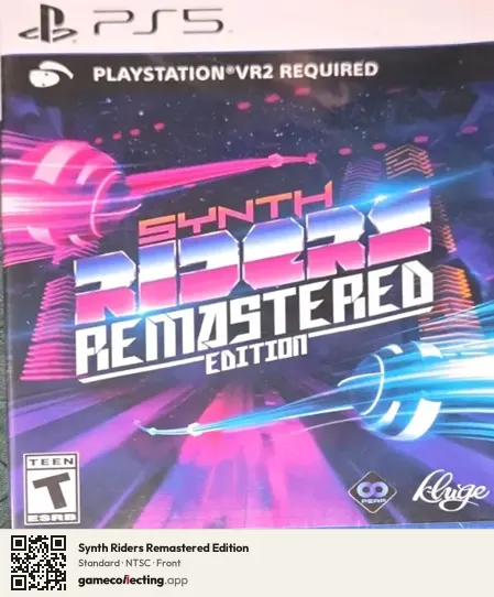Synth Riders Remastered Edition PlayStation 5, NTSC box front