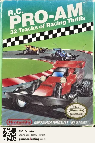 R.C. Pro-Am Nintendo Entertainment System, NTSC box front