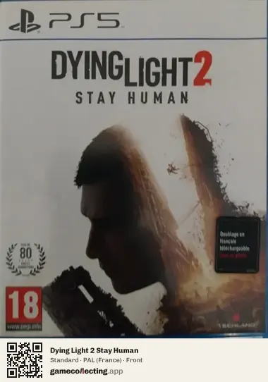 Dying Light 2 Stay Human PlayStation 5, France box front