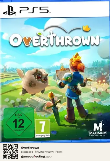 Overthrown PlayStation 5, Germany box front